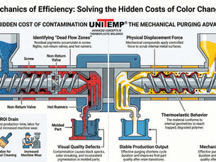 The Hidden Cost of Color Changes in Injection Molding: Why Purging Compounds Pay for Themselves (2026)