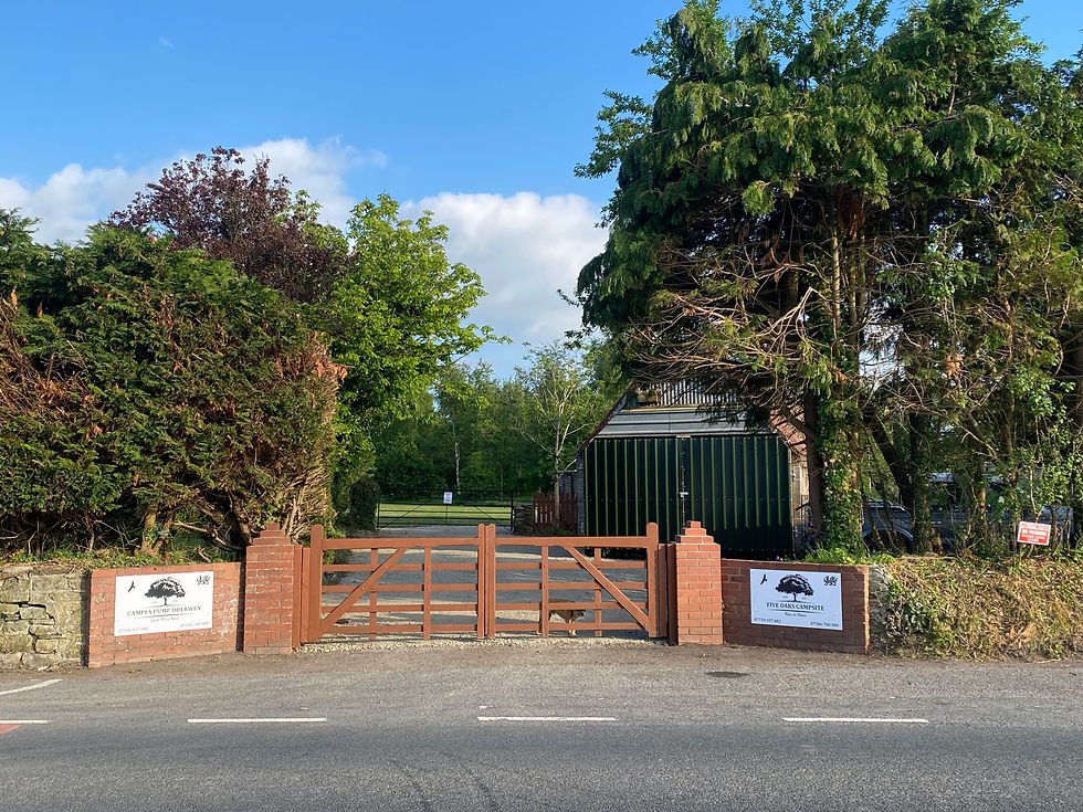 Entrance To Five Oaks