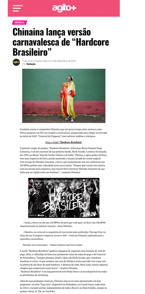 Chinaina lança versão carnavalesca de _Hardcore Brasileiro_ _ Portal AGITO Mais.jpg