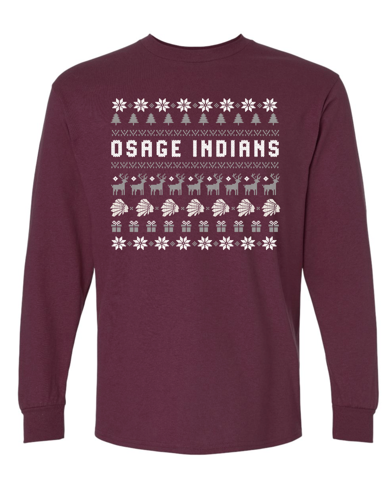Osage "Ugly Holiday Sweater" 2026 Long Sleeved T-shirt