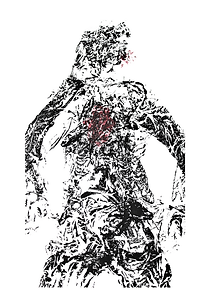 External Pose 1, 160cmx60cm