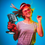 Thumbnail: Woman posing with Vintage Microphone prop