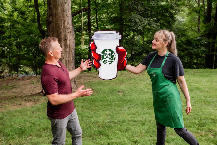 Custom Starbucks Coffee Cup prop.