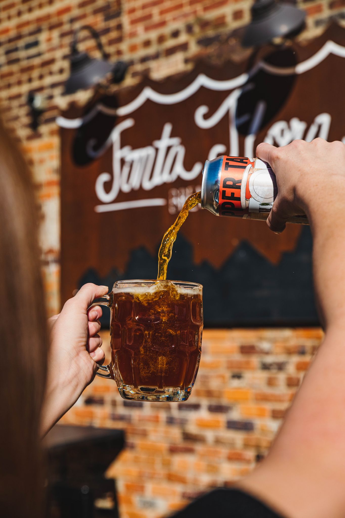 Craft beer from Fonta Flora at Optimist Hall in Charotte, NC