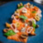 Salmon crudo