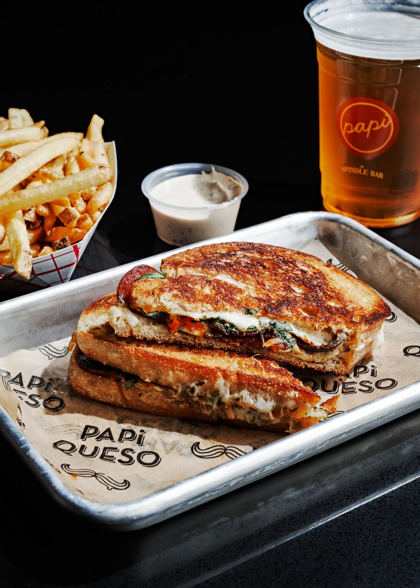 Grilled Cheese from Papi Queso at Optimist Hall in Charotte, NC