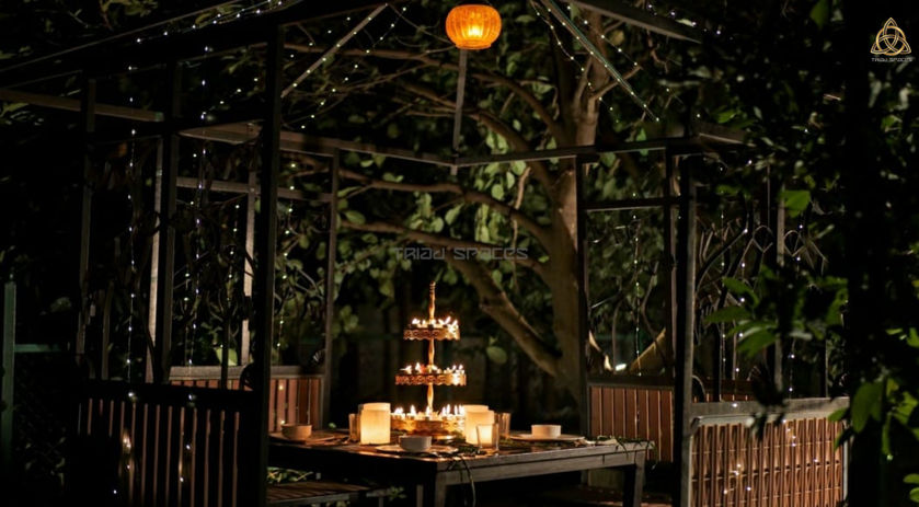 Whether you're celebrating a special occasion with loved ones or simply enjoying a quiet meal in the beauty of nature, the gazebo dining space at Emerald Villa promises an unforgettable dining experience that's as enchanting as it is delicious.