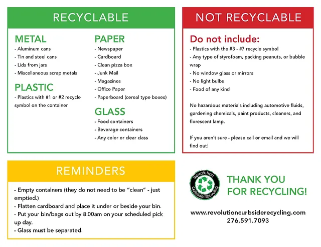 Home Revolution Curbside Recycling