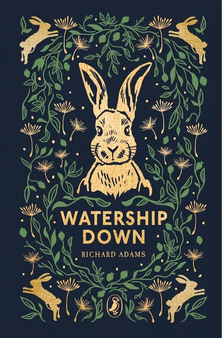 a book cover of Watership Down