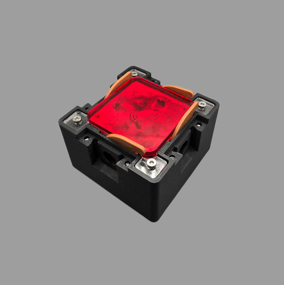 Modular 1:1 Founding Nest with red acrylic cover