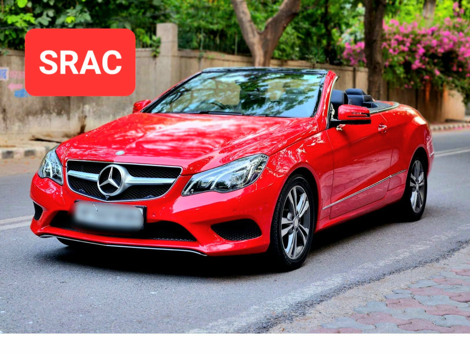 Rent Mercedes E-400 Red Convertible