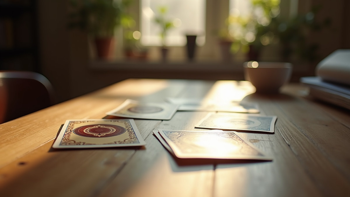 Lenormand-Karten in einer Legung