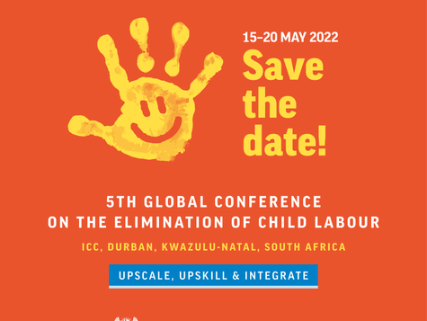 [Announcement]  Side event at the 5th Global Conference on the Elimination of Child Labour!