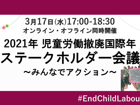 International Year for the Elimination of Child Labour Stakeholder Meeting