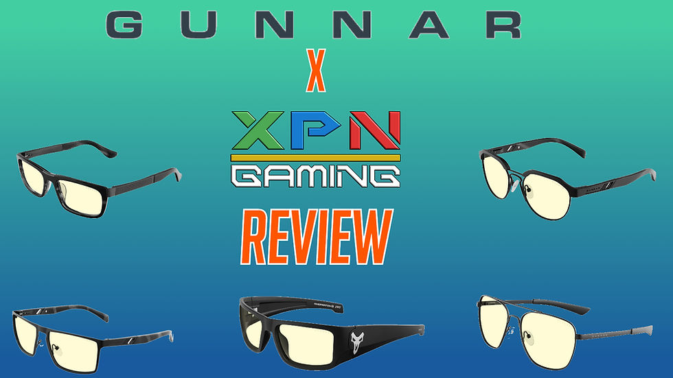 Gunnar x xpn gaming poster