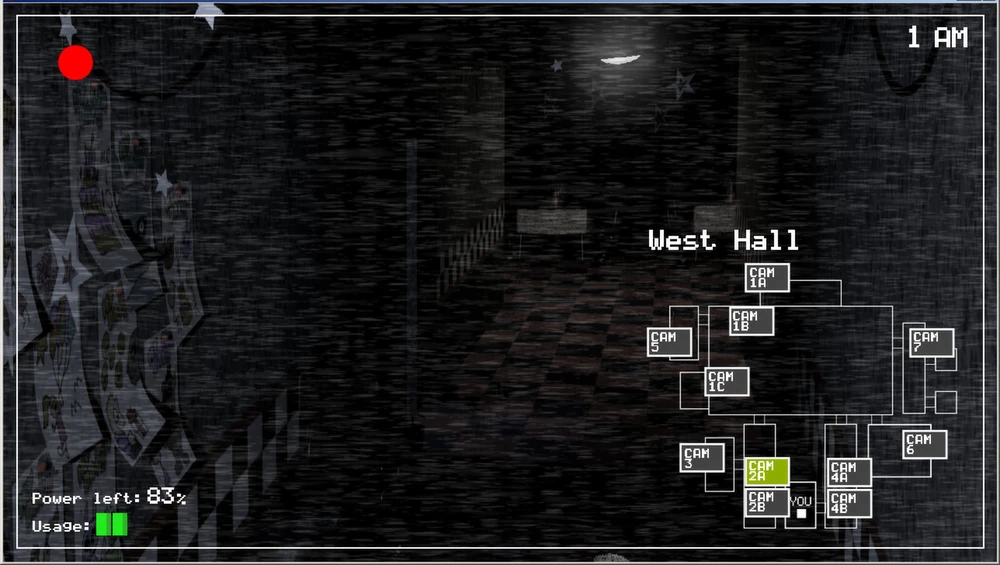 Camera image of the West Hall