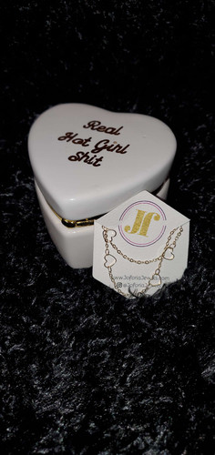 Lover Girl Bundle (Anklet + Heart Box) | Joforia Jewels