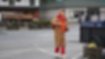 Jennifer Skinner dances in her turkey costume at the Juneau Central Labor Council's annual Thanksgiving food drive on Saturday, Nov. 8, 2025. (Ellie Ruel / Juneau Independent)