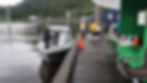 A boat ties up at the Auke Nu Weigh Station on Sunday, Aug. 10, 2025. (Ellie Ruel / Juneau Independent)