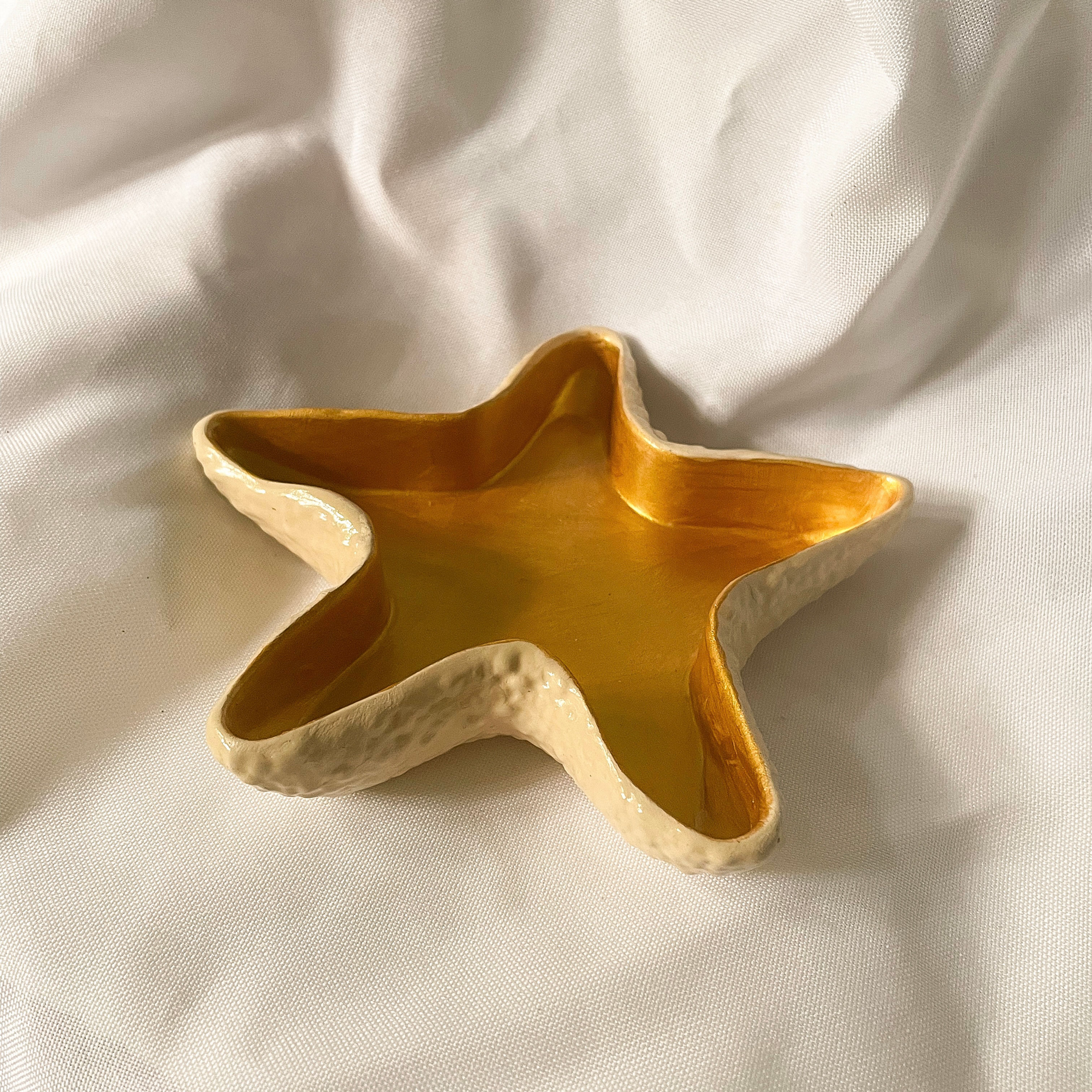 Porta-joias Estrela Golden