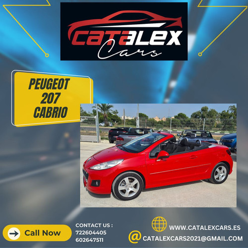 SECOND HAND PEUGEOT 207CC CABRIO CAR SALES IN TORREVIEJA Catalexcars