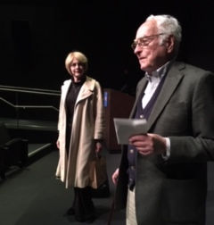 Kathryn Roszak with Director and Producer James Ivory