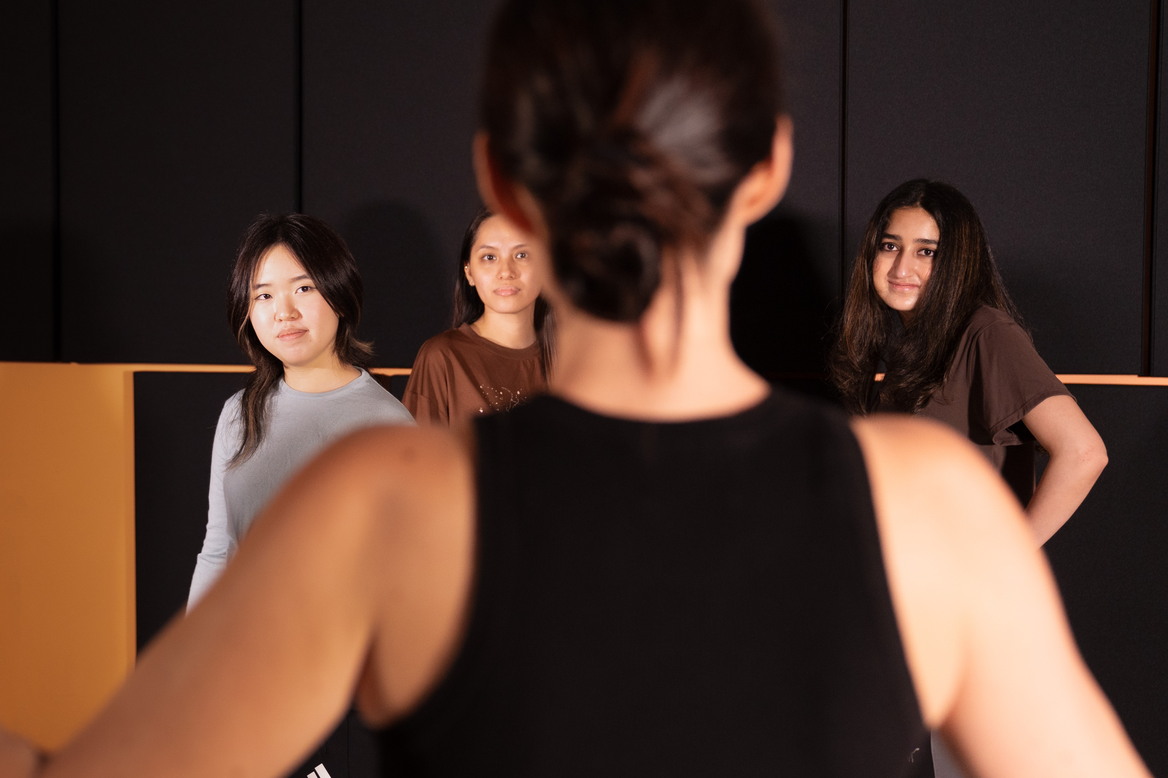 Authentic Transformation Academy student preparing to perform