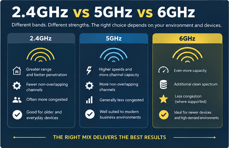 Wi-Fi channels graphic