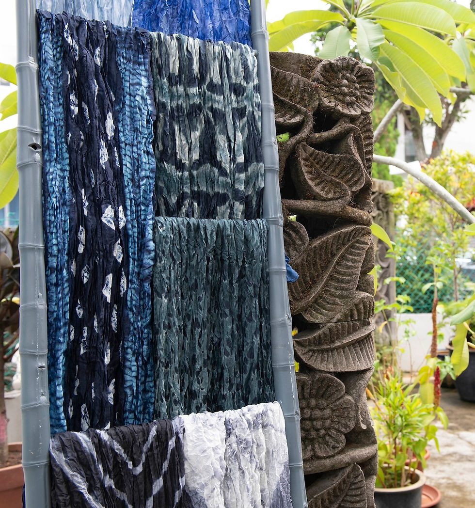 Thumbnail: Shibori Scarf - Matsuri | Indigo