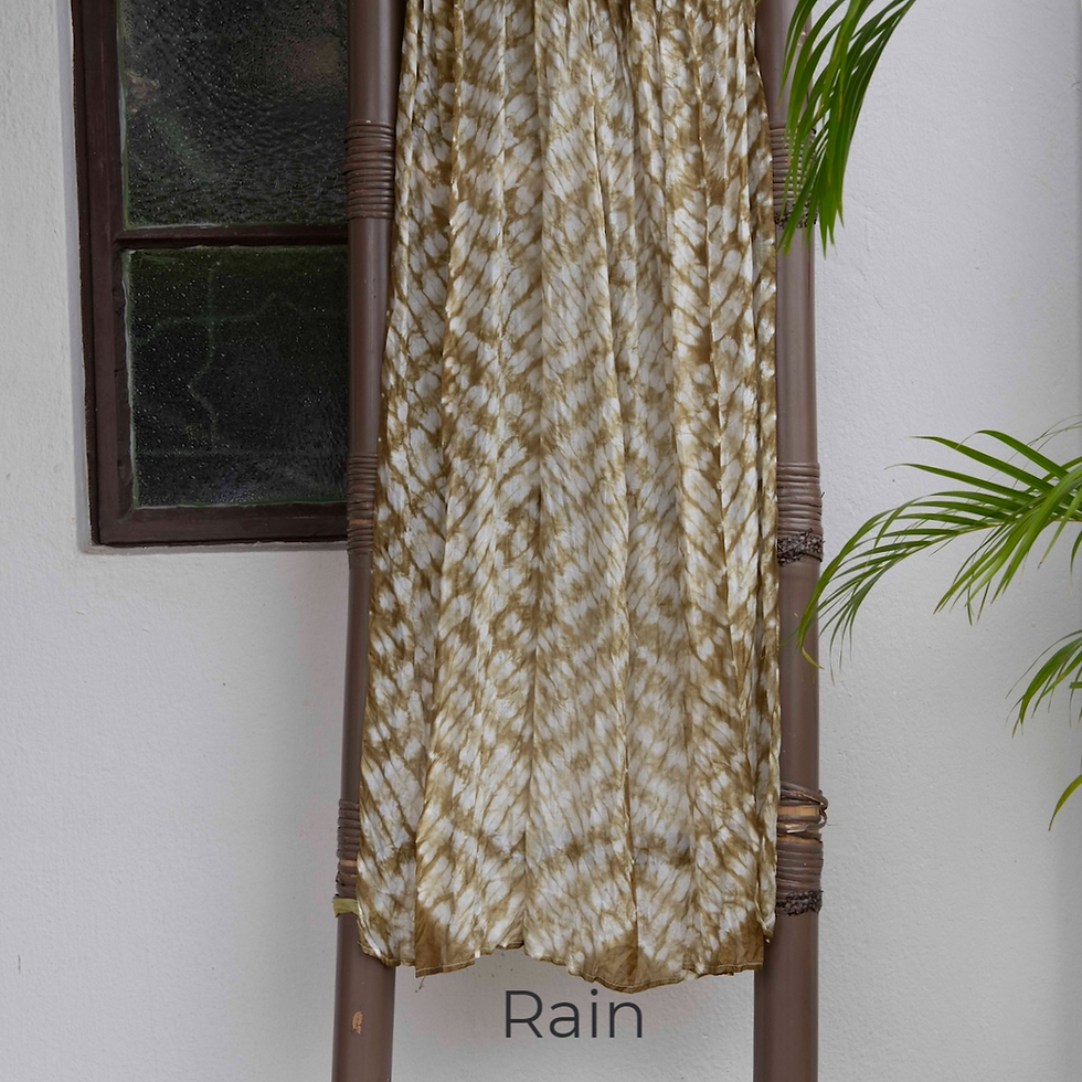Thumbnail: Soft Silk Organza Shibori Scarf