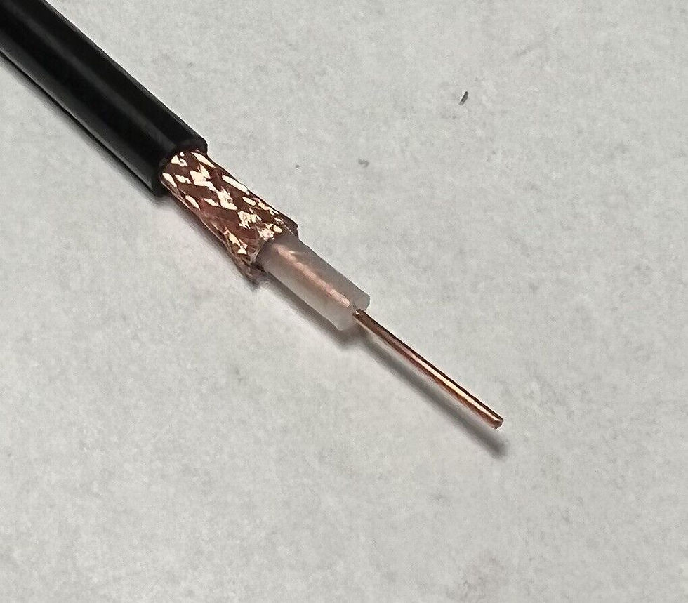 Thumbnail: RG58/U Low Loss Coaxial Cable 50 Ohm NEW USA QUALITY