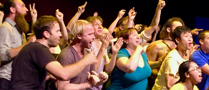 ScriptWorks2015 happy theatre crowd cheering