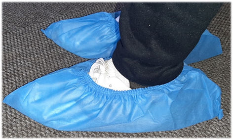 Shoe Cover Hygiene Blue