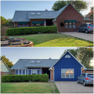 Before & After Exterior Home Painting