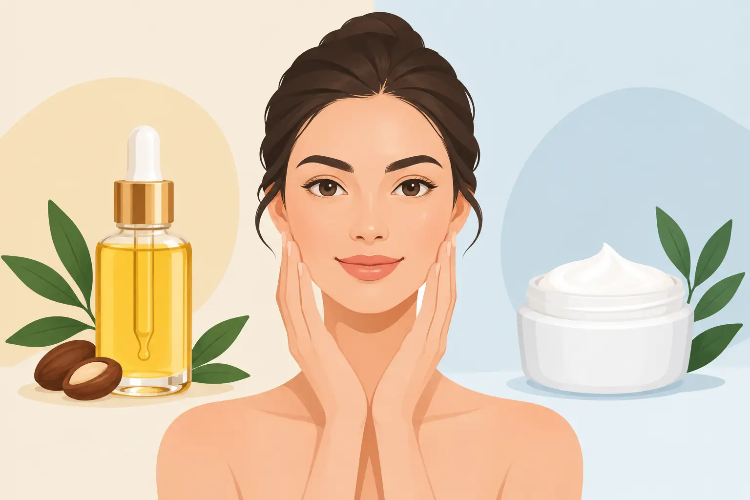 Face Oil vs Moisturizer: What Skin Needs