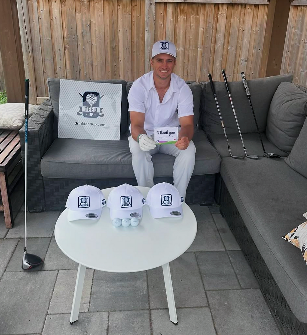 John Pacione, founder and CEO of TEED UP golf drink