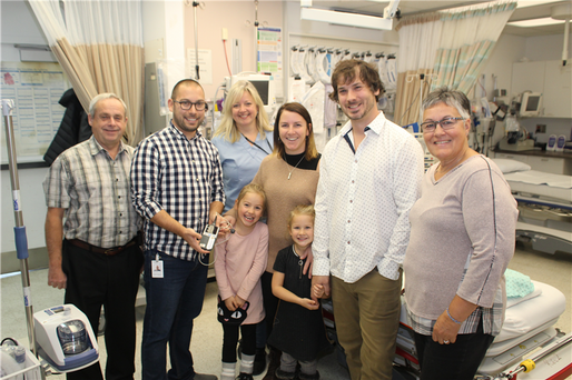 La famille Carignan Lachance fait don d'équipements médicaux