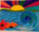 Sunrise Crayon Art