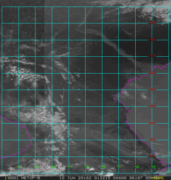 MetOp-B Temperature and Moisture Soundings Profiles - Europe