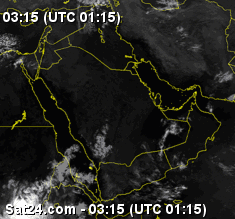 Central Asia Middle East Weather and Climate at 02H30 UTC