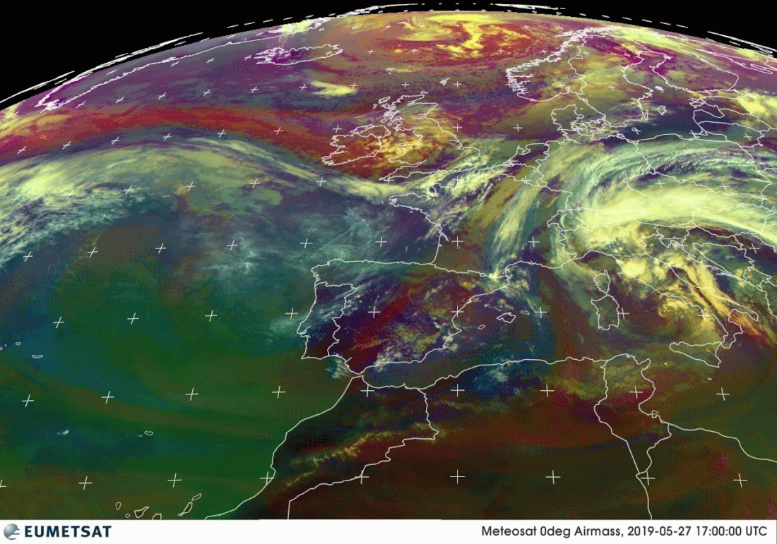 Water Vapor Composite Satellite Imagery Product