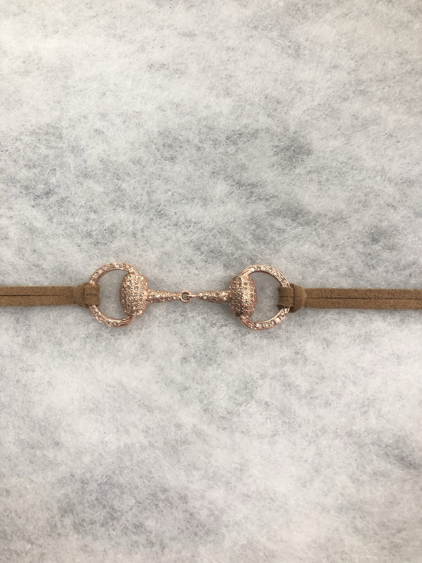 Horsebit Diamond Cuff