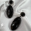 Thumbnail: 92.5 Sterling Silver Black Onyx Earring With Zircon