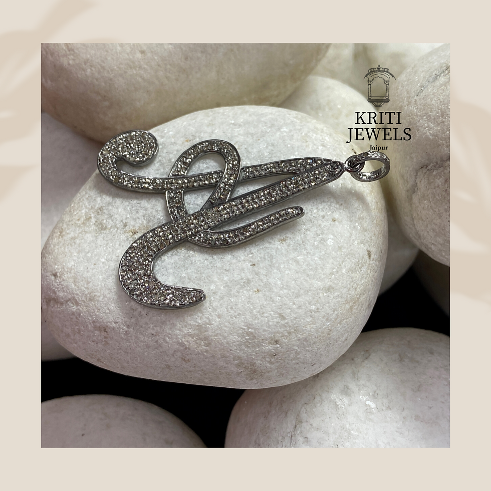 Thumbnail: Alphabets A Shape Pendant