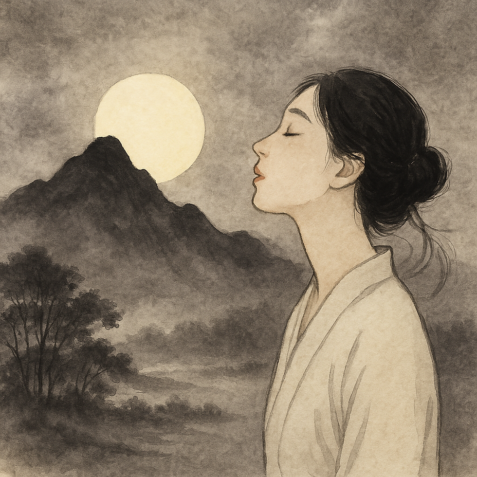 Trăng đầu núi thơ nam phương