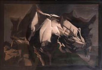 Paul Ackerman (1908-1981) Sans titre Gouache sur papier signé en bas à droite 74,5 x 100 cm