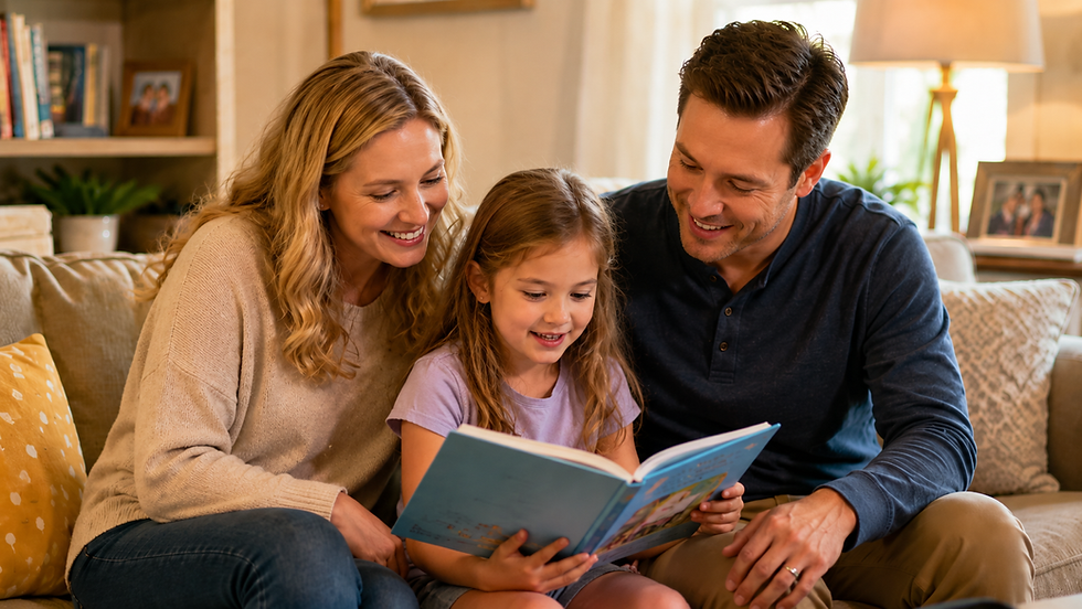 family reading