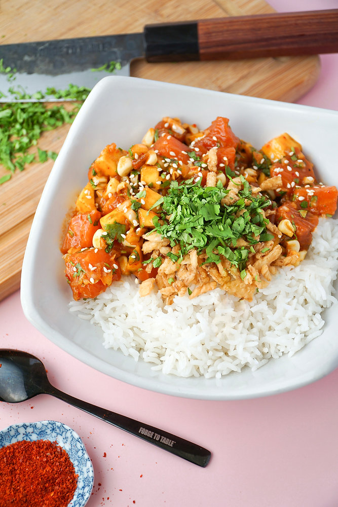 Spicy Salmon & Mango Poke