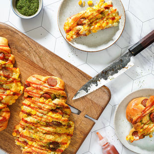 Korean-Style Sausage Bread