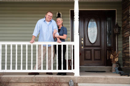 front porch with door 